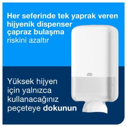 Tork Katlamalı Tuvalet Kağıdı Premium 252*30 resmi