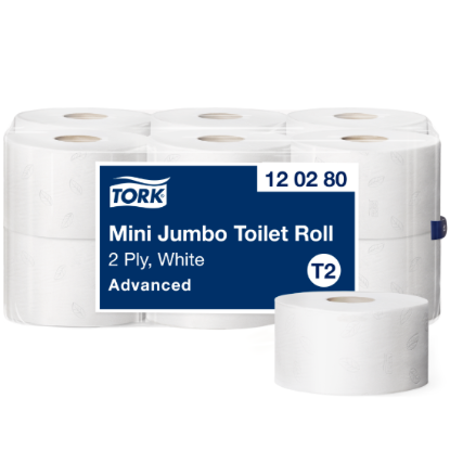 Tork Jumbo Tuvalet Kağıdı Advanced 170m*12 resmi