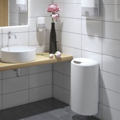 Tork Çöp Kovası Beyaz 50 lt resmi