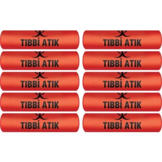 Tıbbi Atık Çöp Torbası 80x110 resmi