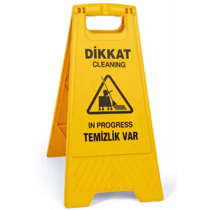 Temi̇zli̇k Var Levhasi 600 Gr - Türkçe + İngi̇li̇zce resmi