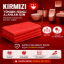 Microfiber Parlak Temizlik Bezi 40x40  55 Gr  Kırmızı resmi